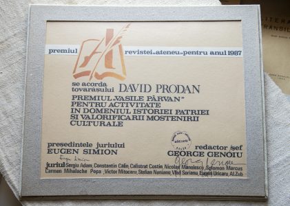 Colecția de diplome și medalii