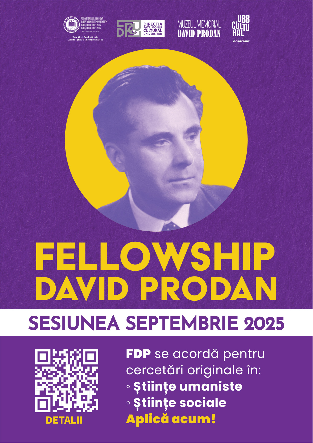 Fellowship David Prodan – Sesiunea septembrie 2025 / The David Prodan Fellowship – September 2025 Session