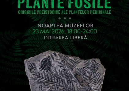 Expoziția temporară „Plante fosile: originile preistorice ale plantelor medicinale”