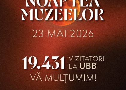 Noaptea Muzeelor la UBB – Vă mulțumim!