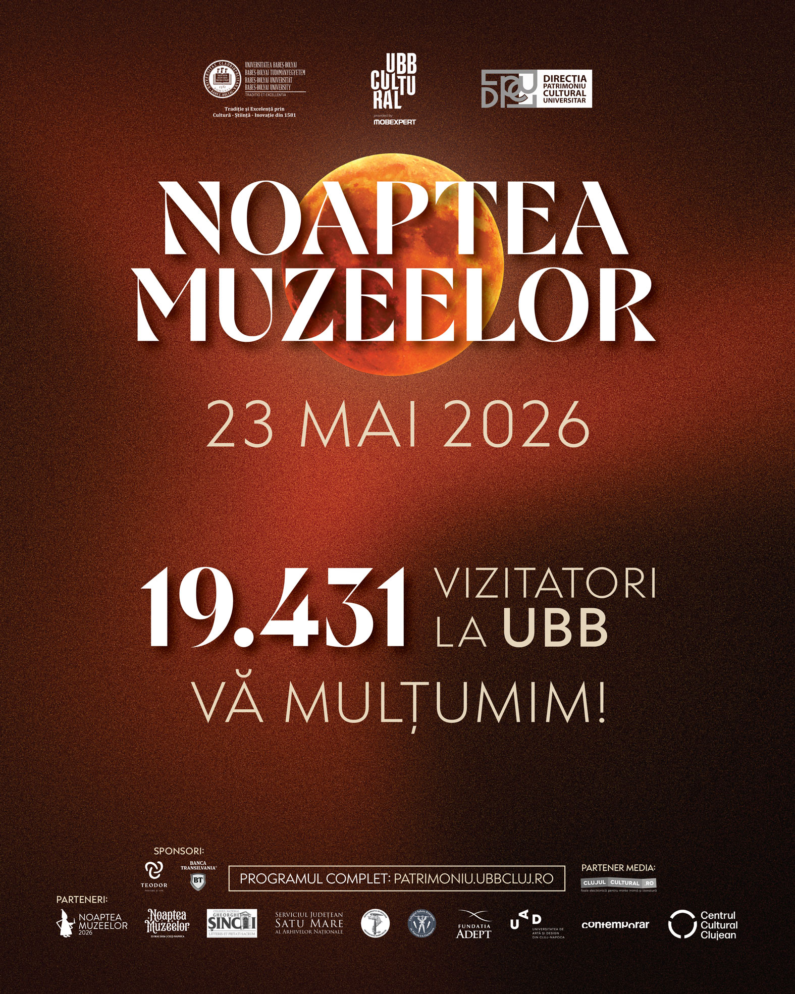 Noaptea Muzeelor la UBB – Vă mulțumim!