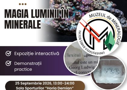 Muzeul de Mineralogie la Noaptea Cercetătorilor Europeni 2026