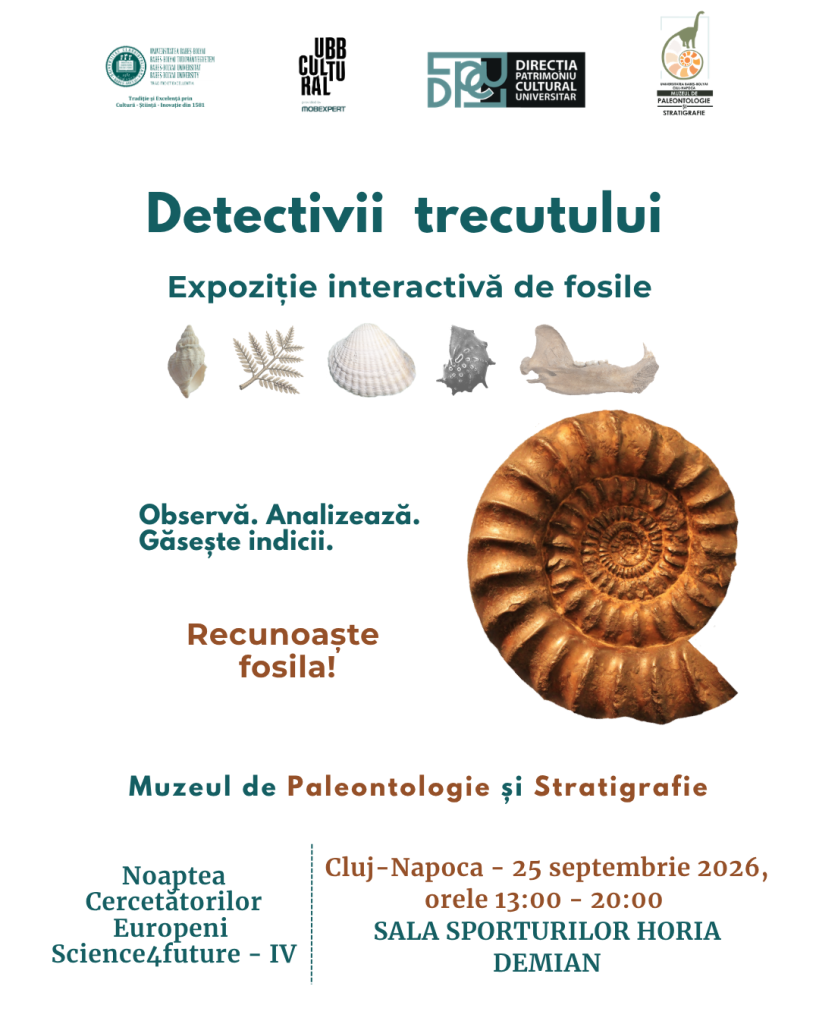 Detectivii trecutului: o incursiune interactivă în lumea fosilelor la Noaptea Cercetătorilor Europeni 2026
